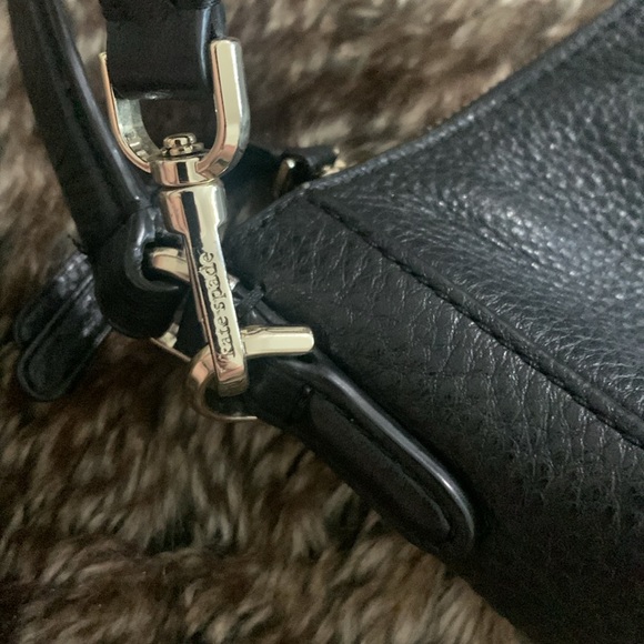 Kate Spade Black Pebbled Leather Shoulder/Crossbody Bag - Picture 13 of 15